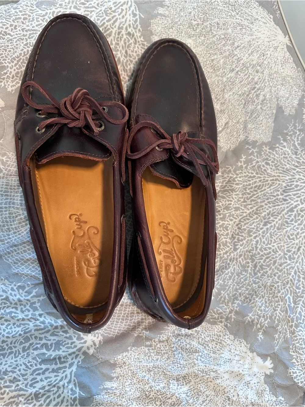 Sperry Brown Leather Moccasin-Style Boat Shoes